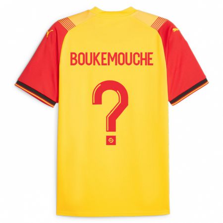 Kandiny Hombre Camiseta Amine Boukemouche #0 Amarillo 1ª Equipación 2023/24 La Camisa Chile
