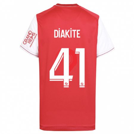 Kandiny Hombre Camiseta Ibrahim Diakité #41 Rojo 1ª Equipación 2023/24 La Camisa Chile