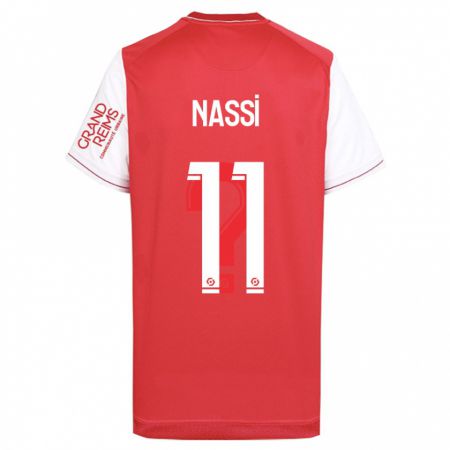 Kandiny Hombre Camiseta Jade Nassi #11 Rojo 1ª Equipación 2023/24 La Camisa Chile