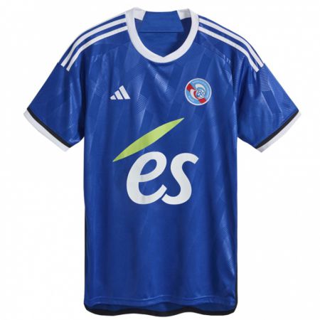 Kandiny Hombre Camiseta Elies Araar Fernandez #0 Azul 1ª Equipación 2023/24 La Camisa Chile