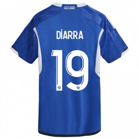 Kandiny Hombre Camiseta Habib Diarra #19 Azul 1ª Equipación 2023/24 La Camisa Chile