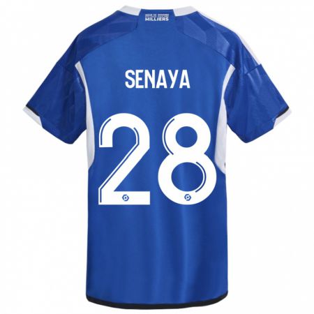 Kandiny Hombre Camiseta Marvin Senaya #28 Azul 1ª Equipación 2023/24 La Camisa Chile