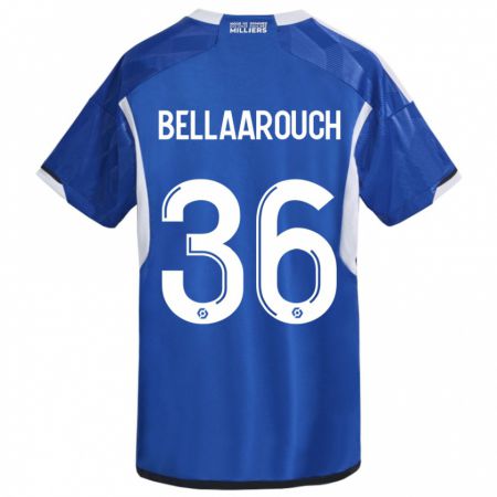Kandiny Hombre Camiseta Alaa Bellaarouch #36 Azul 1ª Equipación 2023/24 La Camisa Chile