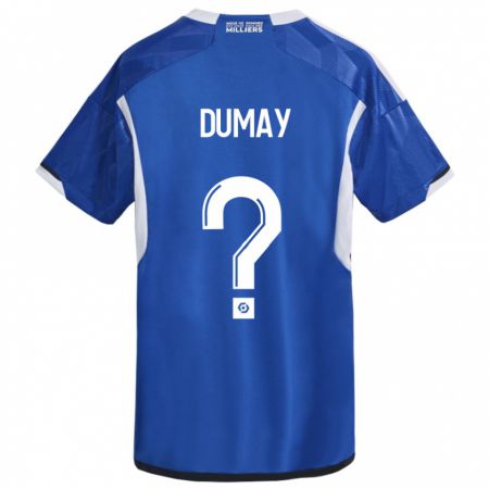 Kandiny Hombre Camiseta Yoann Dumay #0 Azul 1ª Equipación 2023/24 La Camisa Chile