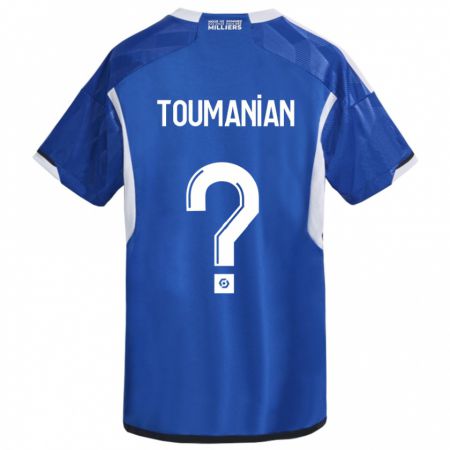Kandiny Hombre Camiseta Anthony Toumanian #0 Azul 1ª Equipación 2023/24 La Camisa Chile