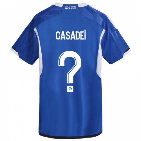 Kandiny Hombre Camiseta Alexis Casadei #0 Azul 1ª Equipación 2023/24 La Camisa Chile