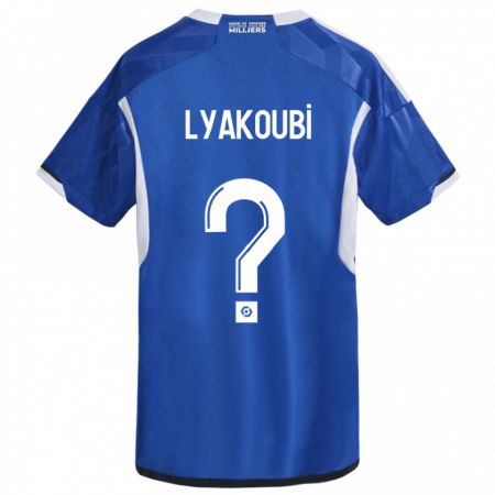 Kandiny Hombre Camiseta Oussama Lyakoubi #0 Azul 1ª Equipación 2023/24 La Camisa Chile