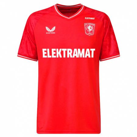Kandiny Hombre Camiseta Annouk Boshuizen #24 Rojo 1ª Equipación 2023/24 La Camisa Chile