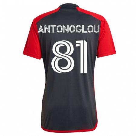 Kandiny Hombre Camiseta Themi Antonoglou #81 Gris 1ª Equipación 2023/24 La Camisa Chile
