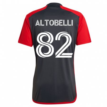 Kandiny Hombre Camiseta Julian Altobelli #82 Gris 1ª Equipación 2023/24 La Camisa Chile