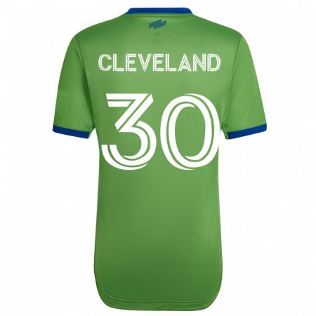 Kandiny Hombre Camiseta Stefan Cleveland #30 Verde 1ª Equipación 2023/24 La Camisa Chile