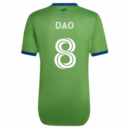 Kandiny Hombre Camiseta Kaylee Dao #8 Verde 1ª Equipación 2023/24 La Camisa Chile