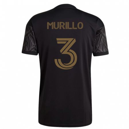 Kandiny Hombre Camiseta Jesús Murillo #3 Negro 1ª Equipación 2023/24 La Camisa Chile