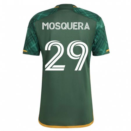 Kandiny Hombre Camiseta Juan David Mosquera #29 Verde 1ª Equipación 2023/24 La Camisa Chile