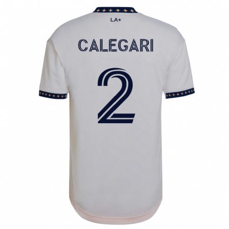 Kandiny Hombre Camiseta Calegari #2 Blanco 1ª Equipación 2023/24 La Camisa Chile