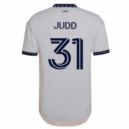 Kandiny Hombre Camiseta Preston Judd #31 Blanco 1ª Equipación 2023/24 La Camisa Chile