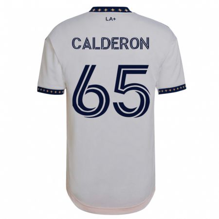 Kandiny Hombre Camiseta Juan Calderón #65 Blanco 1ª Equipación 2023/24 La Camisa Chile