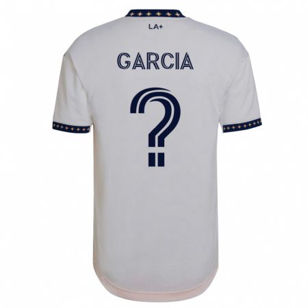Kandiny Hombre Camiseta Emiliano Garcia #0 Blanco 1ª Equipación 2023/24 La Camisa Chile
