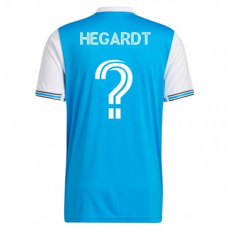 Kandiny Hombre Camiseta Chris Hegardt #0 Azul 1ª Equipación 2023/24 La Camisa Chile