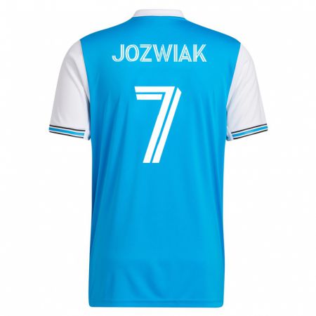 Kandiny Hombre Camiseta Kamil Józwiak #7 Azul 1ª Equipación 2023/24 La Camisa Chile