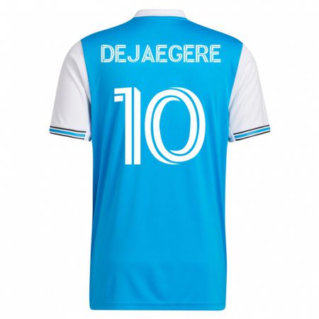 Kandiny Hombre Camiseta Brecht Dejaegere #10 Azul 1ª Equipación 2023/24 La Camisa Chile