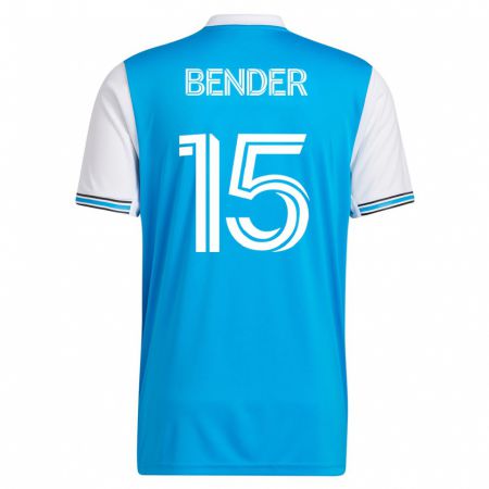 Kandiny Hombre Camiseta Ben Bender #15 Azul 1ª Equipación 2023/24 La Camisa Chile