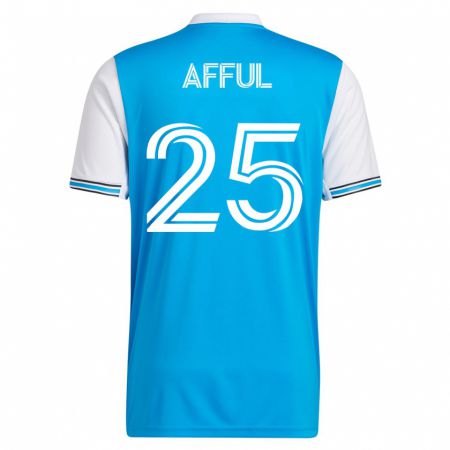 Kandiny Hombre Camiseta Harrison Afful #25 Azul 1ª Equipación 2023/24 La Camisa Chile