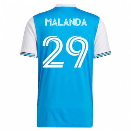 Kandiny Hombre Camiseta Adilson Malanda #29 Azul 1ª Equipación 2023/24 La Camisa Chile