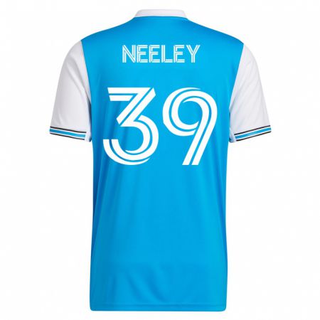 Kandiny Hombre Camiseta Jack Neeley #39 Azul 1ª Equipación 2023/24 La Camisa Chile