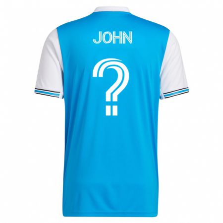 Kandiny Hombre Camiseta Aron John #0 Azul 1ª Equipación 2023/24 La Camisa Chile