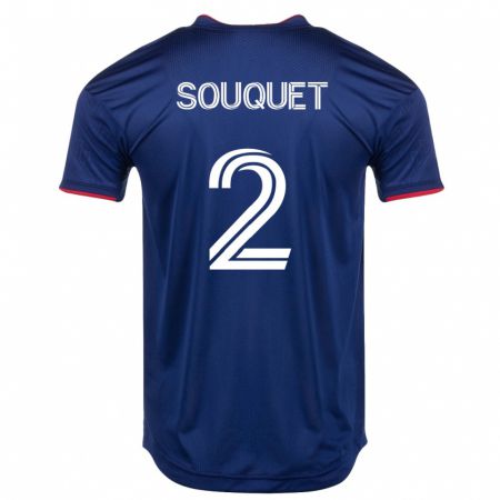 Kandiny Hombre Camiseta Arnaud Souquet #2 Armada 1ª Equipación 2023/24 La Camisa Chile