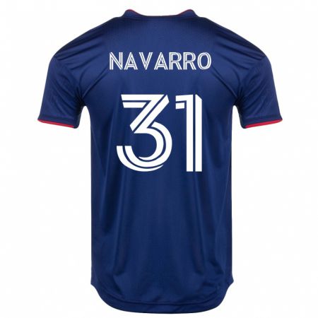 Kandiny Hombre Camiseta Federico Navarro #31 Armada 1ª Equipación 2023/24 La Camisa Chile