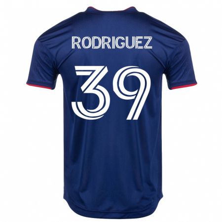 Kandiny Hombre Camiseta Allan Rodriguez #39 Armada 1ª Equipación 2023/24 La Camisa Chile