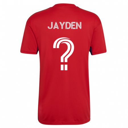 Kandiny Hombre Camiseta Rus Jayden #0 Rojo 1ª Equipación 2023/24 La Camisa Chile