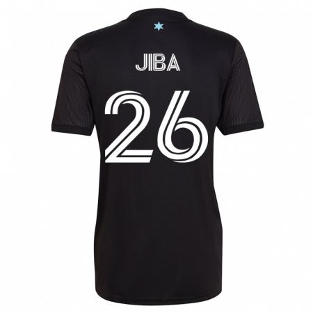 Kandiny Hombre Camiseta Ryen Jiba #26 Negro 1ª Equipación 2023/24 La Camisa Chile