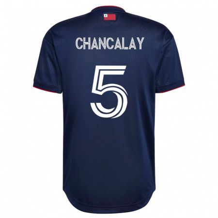 Kandiny Hombre Camiseta Tomás Chancalay #5 Armada 1ª Equipación 2023/24 La Camisa Chile
