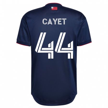 Kandiny Hombre Camiseta Pierre Cayet #44 Armada 1ª Equipación 2023/24 La Camisa Chile