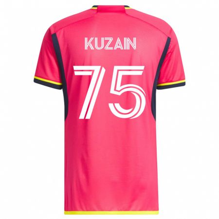 Kandiny Hombre Camiseta Wan Kuzain #75 Rosa 1ª Equipación 2023/24 La Camisa Chile