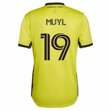 Kandiny Hombre Camiseta Alex Muyl #19 Amarillo 1ª Equipación 2023/24 La Camisa Chile