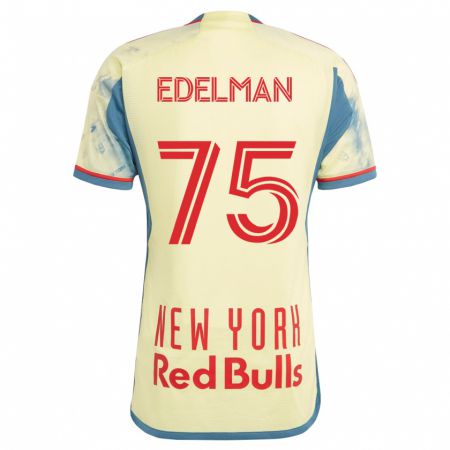 Kandiny Hombre Camiseta Daniel Edelman #75 Amarillo 1ª Equipación 2023/24 La Camisa Chile
