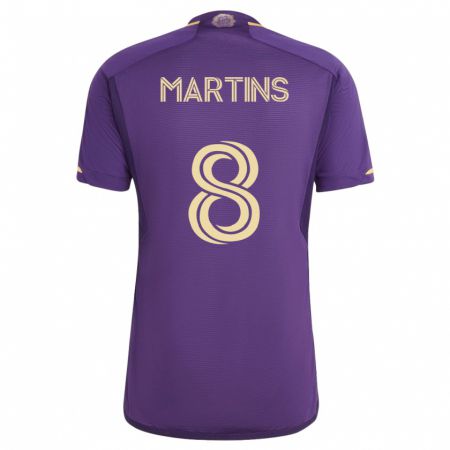 Kandiny Hombre Camiseta Felipe Martins #8 Violeta 1ª Equipación 2023/24 La Camisa Chile
