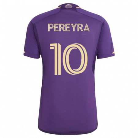 Kandiny Hombre Camiseta Mauricio Pereyra #10 Violeta 1ª Equipación 2023/24 La Camisa Chile
