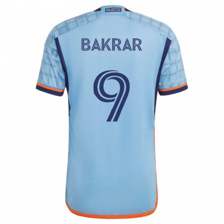 Kandiny Hombre Camiseta Monsef Bakrar #9 Azul 1ª Equipación 2023/24 La Camisa Chile