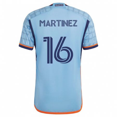 Kandiny Hombre Camiseta Alonso Martínez #16 Azul 1ª Equipación 2023/24 La Camisa Chile
