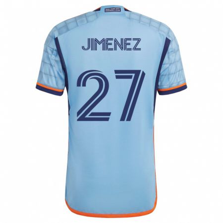 Kandiny Hombre Camiseta Jonathan Jiménez #27 Azul 1ª Equipación 2023/24 La Camisa Chile