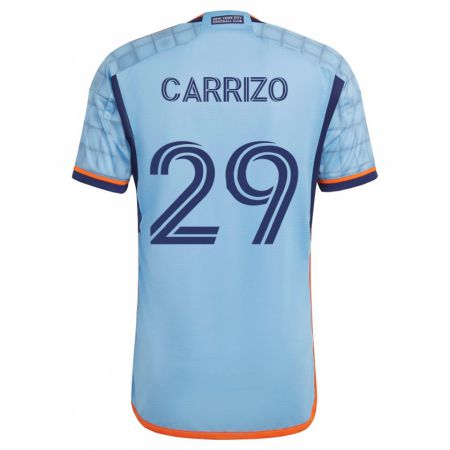 Kandiny Hombre Camiseta Máximo Carrizo #29 Azul 1ª Equipación 2023/24 La Camisa Chile