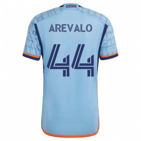 Kandiny Hombre Camiseta Ronny Arévalo #44 Azul 1ª Equipación 2023/24 La Camisa Chile