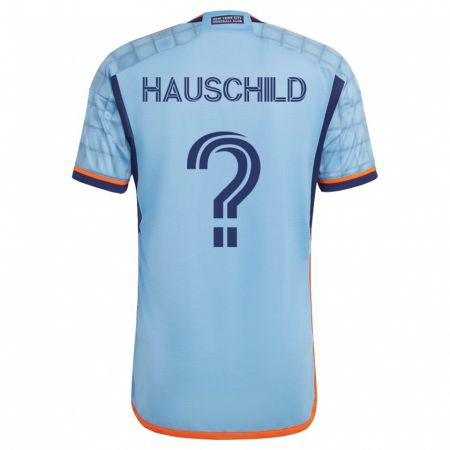Kandiny Hombre Camiseta Alexander Hauschild #0 Azul 1ª Equipación 2023/24 La Camisa Chile