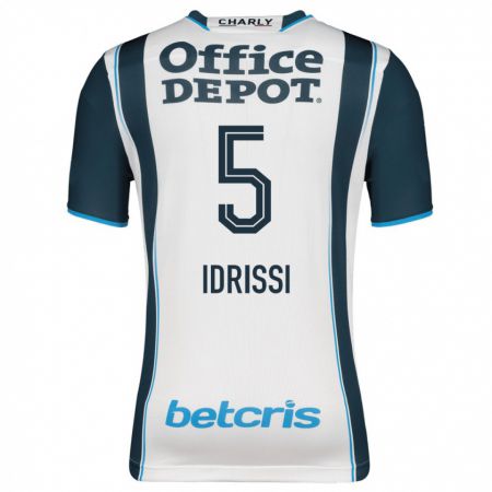 Kandiny Hombre Camiseta Oussama Idrissi #5 Armada 1ª Equipación 2023/24 La Camisa Chile