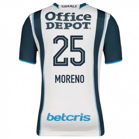 Kandiny Hombre Camiseta Carlos Moreno #25 Armada 1ª Equipación 2023/24 La Camisa Chile